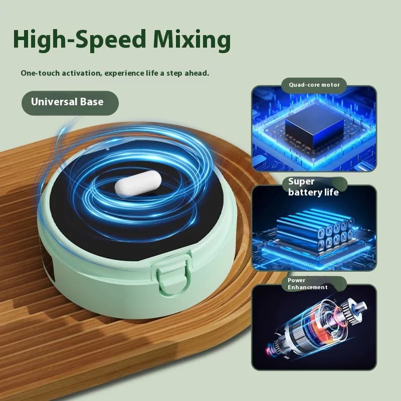 Kubek elektryczny z pomiarem temperatury i funkcją automatycznego mieszania 🥤