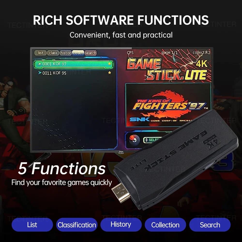 M8 4K Game Stick –Przenośna konsola 🎮